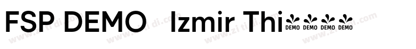 FSP DEMO   Izmir Thi字体转换